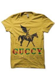 Gucci Horse Yellow T-Shirt
