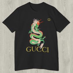 Gucci Logo Dragon Shirt