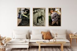 Carhartt Poster, Carhartt Set of 3 Posters, Carhartt Skateboard Poster, Skateboard Poster, Wall Decor, Aesthetic Poster,