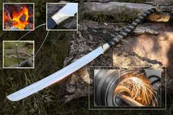 High Elven Warrior Swords from The Lord of the Rings Hand made, Gift For Men, Combat sword
