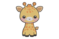Cute Baby Giraffe SVG