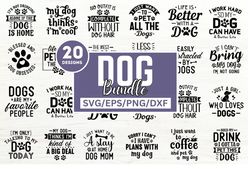 Dog Svg Bundle, Dog Cut Files, Dog Mom Svg, Dog Lover Svg