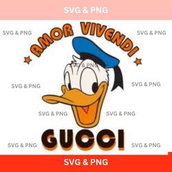 Gucci Donald Duck SVG & PNG Download