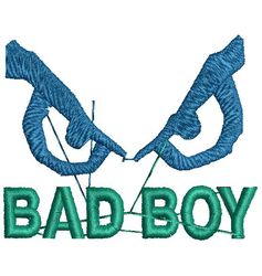 Bad boy Logo y embroidery design , Machine Embroidery Pattern - Instant Download Machine Embroidery Designs