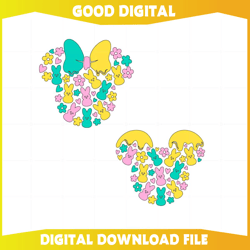 Easter Disney Mouse Mickey And Minnie Mouse Easter Day Svg189