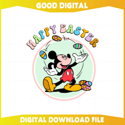 Funny Mickey Easter Egg Disney Easter Best SVG Cutting Digital Files316