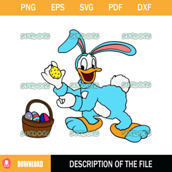 Easter Donald Duck SVG 1 1