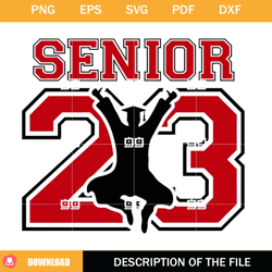 Senior 2023 SVG, Class of 2023 SVG, Graduate SVG,NFL svg, NFL foodball