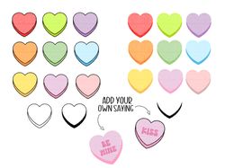 conversation hearts blank svg, conversation hearts svg teacher,conversation hearts for teacher svg, blank candy hearts a