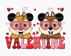 Happy Valentines Day SVG, Valentines Day Svg, Xoxo Valentines Svg, Magical Couple Valentines Svg, Valentines Chipmunk Sv