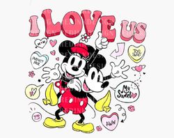 Happy Valentines Day PNG, Valentine Mouse Png, Valentines Day Png, Retro Valentines, Valentines Cupid Lover Png, I Love