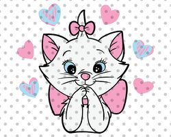 Valentines Day svg, Cat svg, cute cat svg