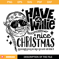 Have a Willie Nice Christmas Svg, Love Christmas Svg