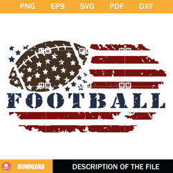 American Football Flag SVG Distressed Football SVG Football SVG,NFL svg, NFL foodball