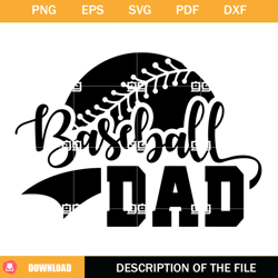Baseball Dad SVG, Love Dad SVG, Love Baseball SVG,NFL svg, NFL foodball
