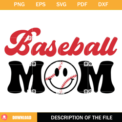 Baseball Mom SVG, Smile Baseball SVG, Baseball Mama SVG,NFL svg, NFL foodball