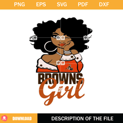 Browns Girl SVG, Browns Logo SVG, Nfl Girls SVG,NFL svg, NFL foodball