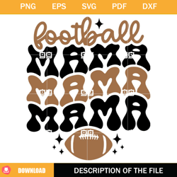 football mama svg, rugby mama svg, mother day svg,nfl svg, nfl foodball
