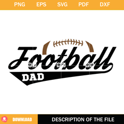 Football Dad SVG, Father Day SVG, Love Football SVG,NFL svg, NFL foodball