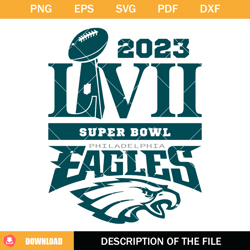 Eagles Super Bowl Svg, Super Bowl 2023 Svg, Philadelphia Svg