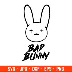 Bad Bunny Face Hearts Svg, Bad Bunny Svg, Valentines Day Svg, Baby Benito Svg 7