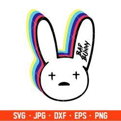 Bad Bunny Face Hearts Svg, Bad Bunny Svg, Valentines Day Svg, Baby Benito Svg 8