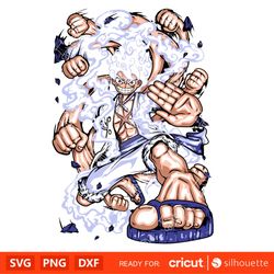 One Piece Svg, Luffy Gear 5, Luffy Nika, One Piece Anime, Manga, One Piece Png  High Quality Anime Vector Design 1