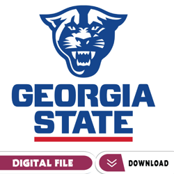 Georgia State Panthers Svg, Football Team Svg, Basketball, Collage, Game Day, Football, Instant Download