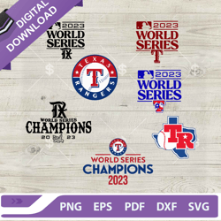 World Series Champions 2023 Bundle SVG, Texas Rangers Team SVG,NFL svg, Football svg, super bowl svg