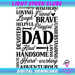 Dad Wisehero Helpful Devoted Svg Father Quotes Design