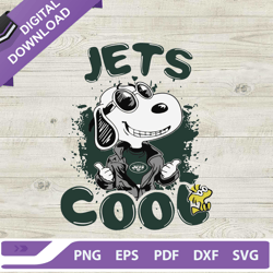 Jets Snoopy Cool SVG, Team New York Jests NFL SVG, Football SVG, New York Jets Snoopy SVG,NFL svg, Football svg, super b