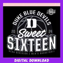 Duke Blue Devils Sweet Sixteen Mens Basketball ,Trending, Mothers day svg, Fathers day svg, Bluey svg, mom svg, dady svg