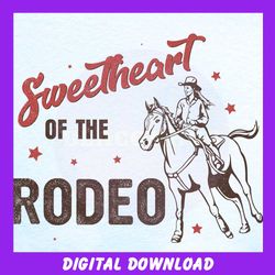 Sweetheart Of The Rodeo Western Cowgirl PNG