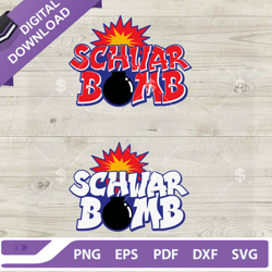 Schwar Bomb SVG, Philadelphia Baseball Schwarbomb SVG, Schwarbomb SVG,NFL svg, Football svg, super bowl svg