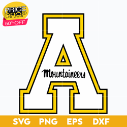 Appalachian State Mountaineers Svg, Logo Ncaa Sport Svg, Ncaa Svg, Png, Dxf, Eps Download File, Sport Svg
