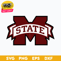 Mississippi State Bulldogs Svg, Logo Ncaa Sport Svg, Ncaa Svg, Png, Dxf, Eps Download File, Sport Svg