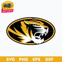 Missouri Tigers Svg, Logo Ncaa Sport Svg, Ncaa Svg, Png, Dxf, Eps Download File, Sport Svg
