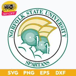 Norfolk State Spartans Svg, Logo Ncaa Sport Svg, Ncaa Svg, Png, Dxf, Eps Download File, Sport Svg