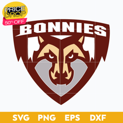 St Bonaventure Bonnies Svg, Logo Ncaa Sport Svg, Ncaa Svg, Png, Dxf, Eps Download File, Sport Svg
