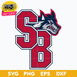 Stony Brook Seawolves Svg, Logo Ncaa Sport Svg, Ncaa Svg, Png, Dxf, Eps Download File, Sport Svg
