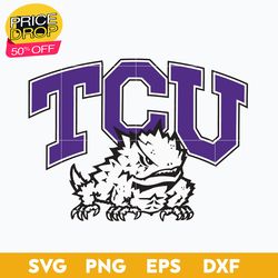 TCU Horned Frogs Svg, Logo Ncaa Sport Svg, Ncaa Svg, Png, Dxf, Eps Download File, Sport Svg