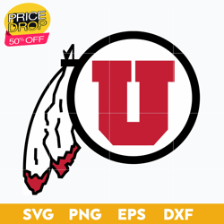 Utah Utes Svg, Logo Ncaa Sport Svg, Ncaa Svg, Png, Dxf, Eps Download File, Sport Svg