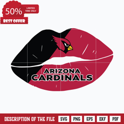 Arizona Cardinals lip svg, Lip Cardinals svg, Nfl svg, png, dxf, eps digital file NFL11102033L