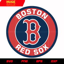 Boston Redsox Circle Logo 4 svg, mlb svg, eps, dxf, png, digital file for cut