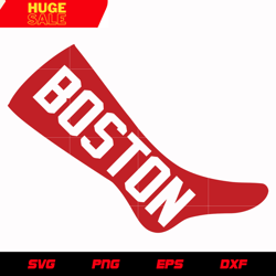 Boston Redsox Sock Logo svg, mlb svg, eps, dxf, png, digital file for cut
