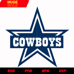 Dallas Cowboys Logo SVG, NFL svg, eps, dxf,  png, digital file 1