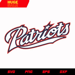 New England Patriots Text svg, nfl svg, eps, dxf, png, digital file