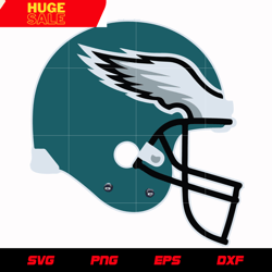 Philadelphia Eagles Helmet svg, nfl svg, eps, dxf, png, digital file
