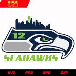 Seattle Seahawks Logo 2 svg, nfl svg, eps, dxf, png, digital file