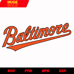 Baltimore Orioles Text Logo 2 svg, mlb svg, eps, dxf, png, digital file for cut